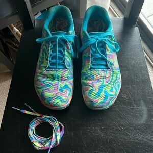 Ladies NoBull Trainer + (Impact) 8.5 neon swirl